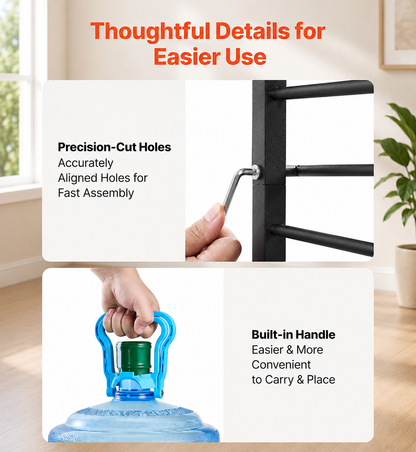 Heavy Duty 4-Tier Water Jug Rack
